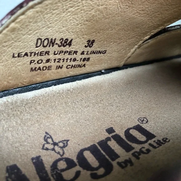 Alegria Donna Asian Bouquet Size 38 - Picture 5 of 6